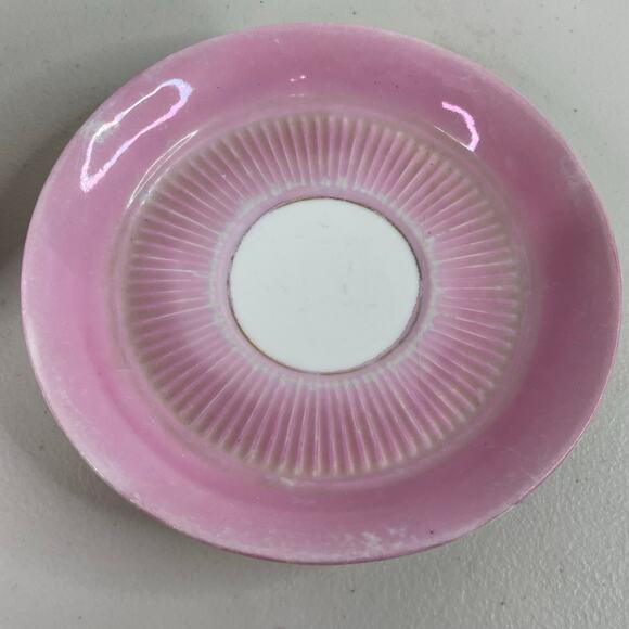 Vintage Mustache Cup and Saucer "A Present" Porcelain Made in Germany - Picture 7 of 11